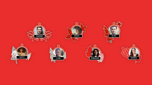 Enfeites Natalinos feitos das emoções das pessoas: exemplos de enfeites