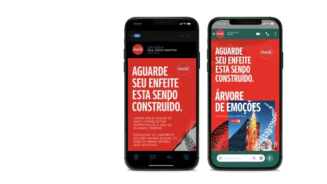 E-mail de Alerta: o enfeite está sendo construído