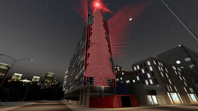 Projetando Emoções, Nossas artistas expressam emoções: Electric Neon visto da rua