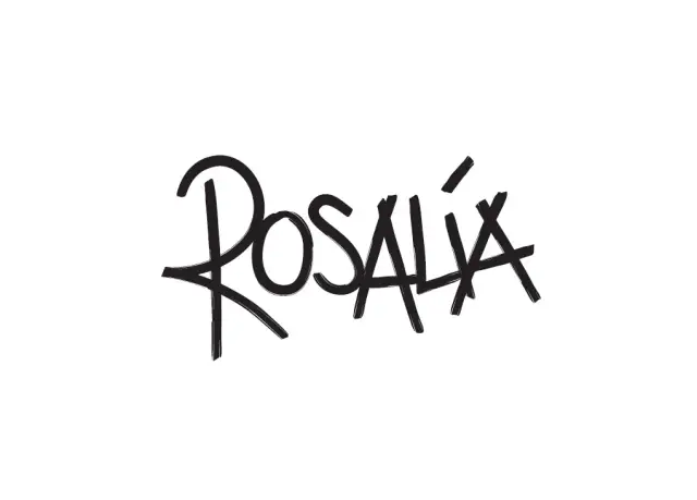 Intervenção estética: estêncil para o cabelo, lettering Rosalía