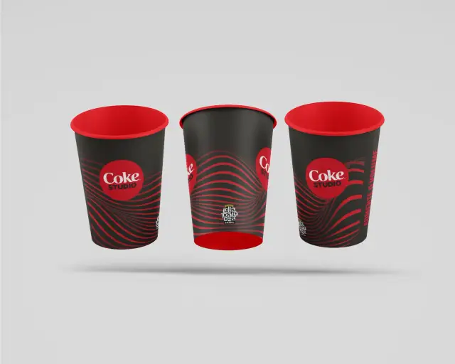 Copo Coke Studio: mockup aprovado