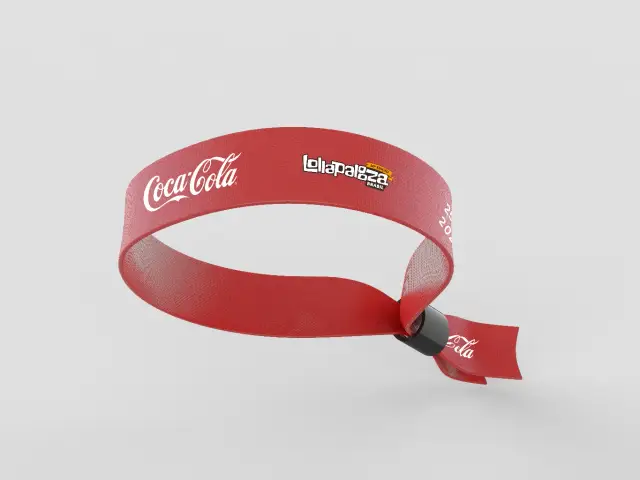 Pulseira de tecido: mockup