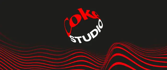 House mix: arte de ondas com o logo Coke Studio