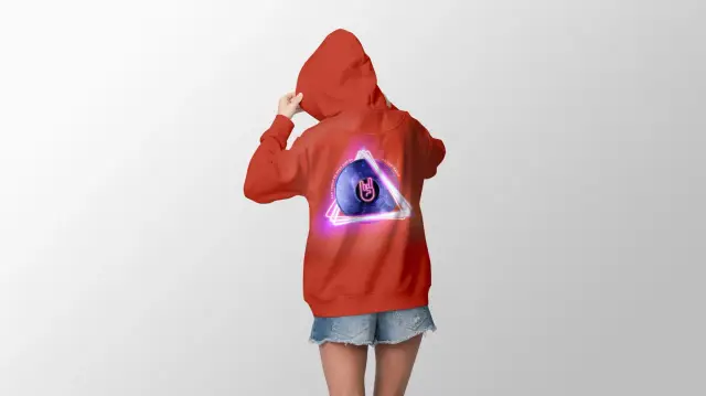 Moletom com o disco e o triângulo