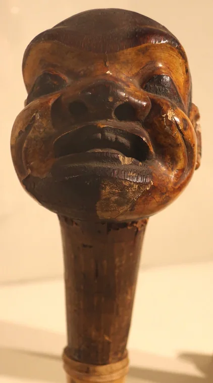 Cabeça de boneco bunraku, século 18
