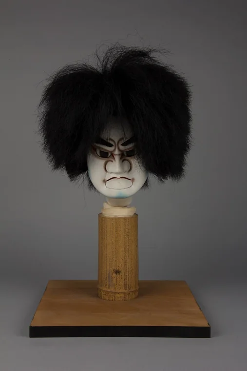 Cabeça de boneco bunraku
