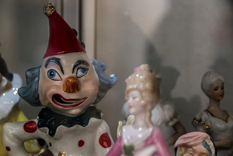 Palhaço de porcelana