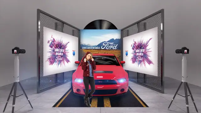 Quer foto no Mustang? Área VIP: o carro enquadrado como capa de disco