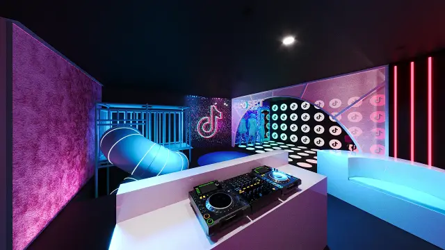 TikTokTown: The DJ Creativity Hub com o tubo do The Slide