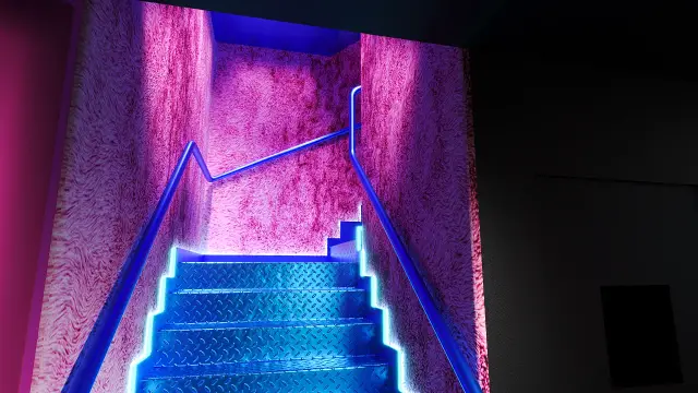TikTokTown: The Plush Stairs vista de cima