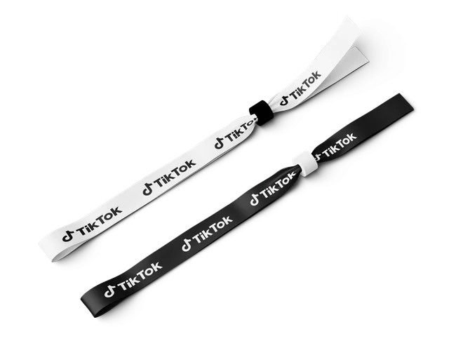 A arte impressa da pulseira
