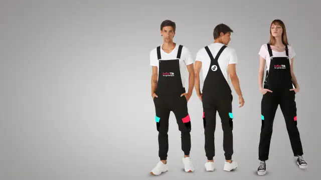 Uniforme dos anfitriões, estudo só com a marca