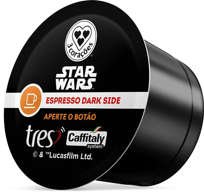 Cápsula preta do Espresso Dark Side