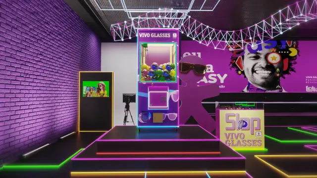 Glow Lounge: The Claw Machine