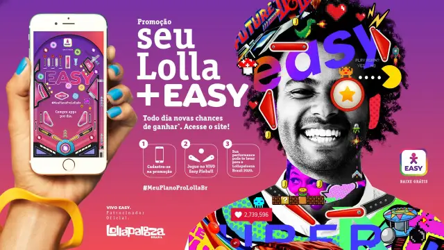 Key visual da promoção The Easy Pinball